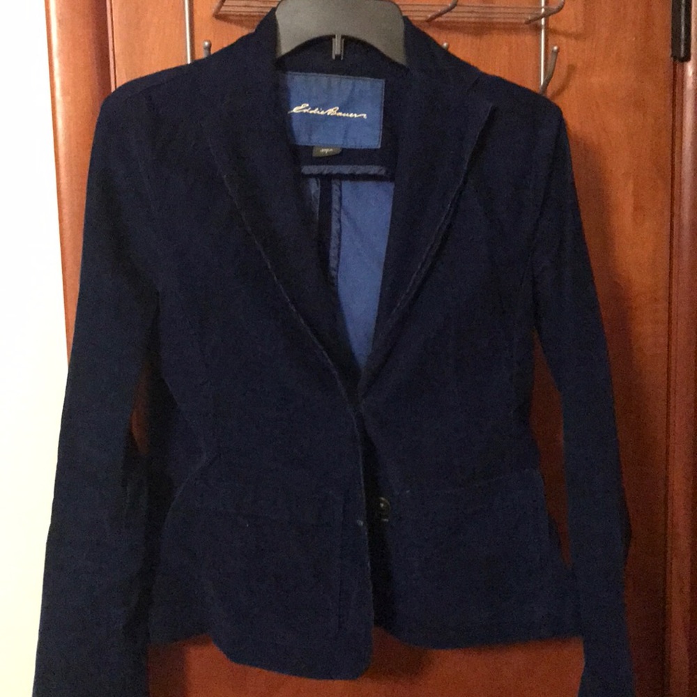 Cobalt blue corduroy jacket